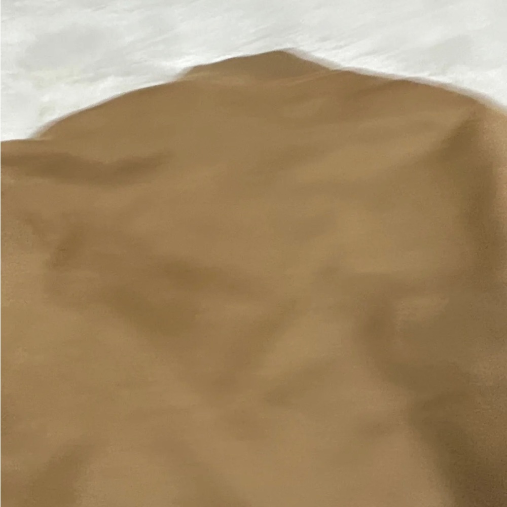 Topman Men’s Large Faux Suede Bomber Jacket - Tan - Picture 7 of 8